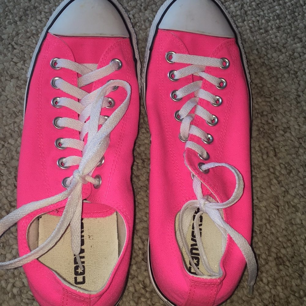 Hot pink converse